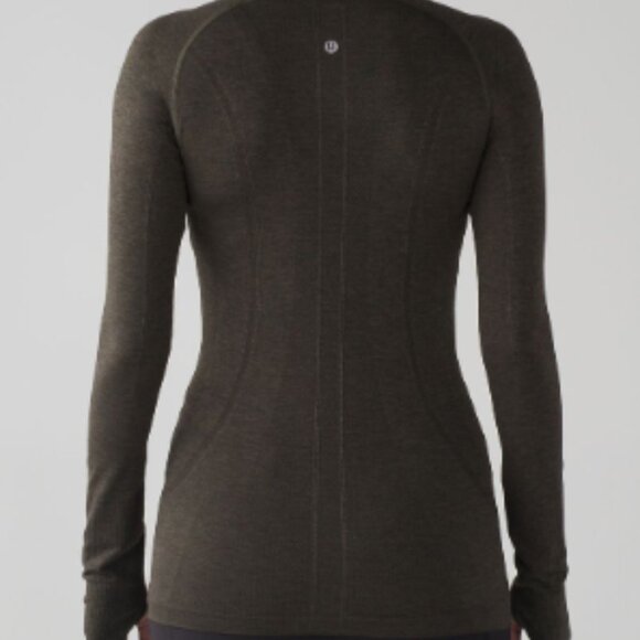 (6006)  🍋 LULULEMON RUN: Swiftly Tech Long Sleeve Crew Sz 10 EUC - Picture 3 of 10